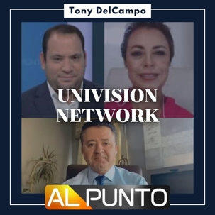 Tony DelCampo on "Al Punto" with Jorge Ramos